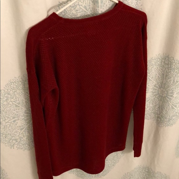 red womens sweater - Picture 6 of 7